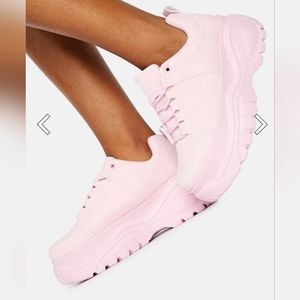 Dolls Kill Baby Pink Platform Sneakers